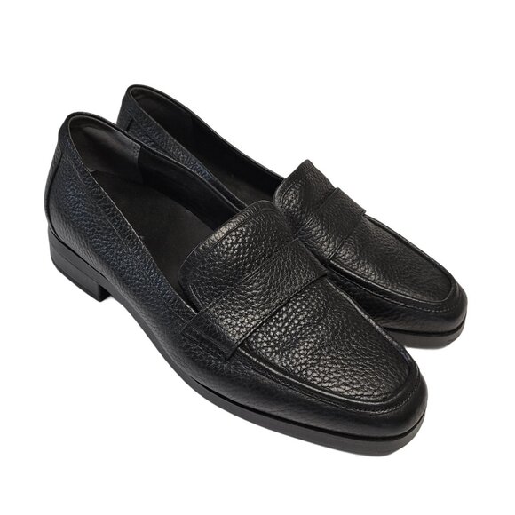 Vionic Sellah Pebbled Leather Loafers - Picture 1 of 10